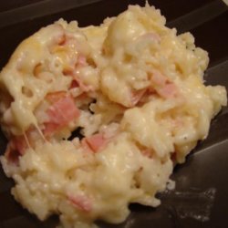 Baked Ham and Cheese Rice Casserole