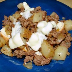 Potato Burger Dinner Hash