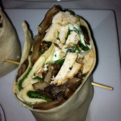 Mushroom Chicken Wrap