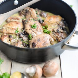 Skillet Chicken W/ Mushrooms