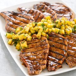 Pineapple-Glazed Pork Chops