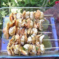 Mushroom Kebabs for the Grill