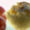 Applesauce Granita with Maple Yogurt