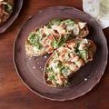 Bruschetta with Shrimp, Tarragon and Arugula (Giada De Laurentiis)