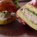 Chicken Burgers with Garlic-Rosemary Mayonnaise (Giada De Laurentiis)