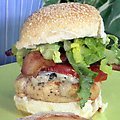 Chicken Cobb Burger (Bobby Flay)