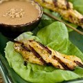 Chicken Satay with Peanut Sauce (Tyler Florence)