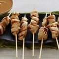 Chicken Sate with Spicy Peanut Dipping Sauce (Ellie Krieger)