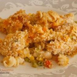 Slow Cooker Cheesy Ravioli Casserole