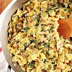 Pasta with Beans and Spinach For 4