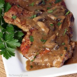 Pork Chop with Mushroom Gravy