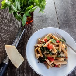 Penne with Sausage and Kale