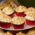 Coconut Cupcakes with Coconut Cream Cheese Frosting (Patrick and Gina Neely)