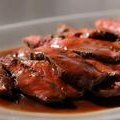 Flat Iron Steak with Cabernet Sauce (Sandra Lee)