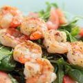 Grilled Roasted Garlic Shrimp Skewers (Sandra Lee)