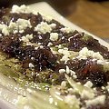 Grilled Romaine with Blue Cheese-Bacon Vinaigrette (Guy Fieri)