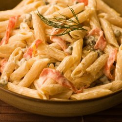 Penne with Smoked Salmon