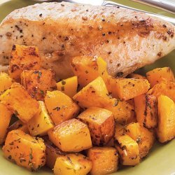 Roast Chicken with Butternut Squash