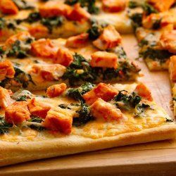 Spinach Chicken Pizza