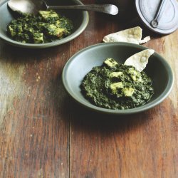 Palak Paneer Curry (No Paneer)