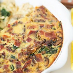 Mushroom Spinach Quiche