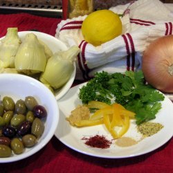 Tagine of Chicken with Preserved Lemons and Olives