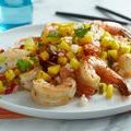 Grilled Shrimp with Mango, Lime and Radish Salsa (Tyler Florence)