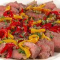 Grilled Sirloin Steaks with Pepper and Caper Salsa (Giada De Laurentiis)