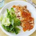 Grilled Tilapia with Peach BBQ Sauce (Paula Deen)