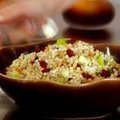 Israeli Couscous with Apples, Cranberries and Herbs (Giada De Laurentiis)