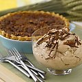Pecan Pie with Chocolate-Cinnamon Whipped Cream (Rachael Ray)