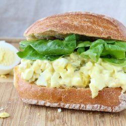 Salad with Devilled Eggs