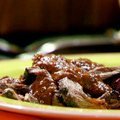 Skirt Steak with Ancho-Onion Steak Sauce (Rachael Ray)