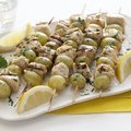 Spiced Chicken and Grape Skewers (Ellie Krieger)