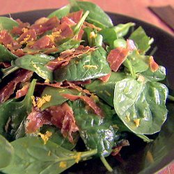 Spinach Salad with Orange Vinaigrette (Giada De Laurentiis)