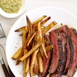 Steak Frites With Herb Mustard (Food Network Kitchens)