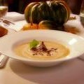 Sweet Potato Soup with Blue Corn Tortillas (Bobby Flay)