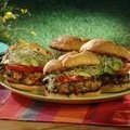 Tassa's Turkey Cornucopia Burger with Paprika Aioli
