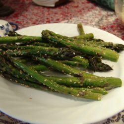 Roasted Sesame Asparagus