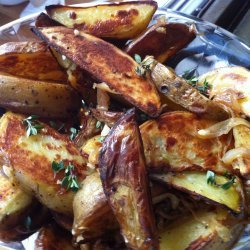 Roasted Potatoes, Onion, and Garlic