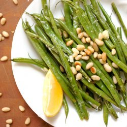 Garlic Green Beans with Pine Nuts