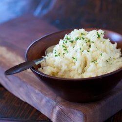 Mashed Cauliflower and Potatoes