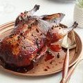 Whole Duck with Green Peppercorn Glaze (Alexandra Guarnaschelli)