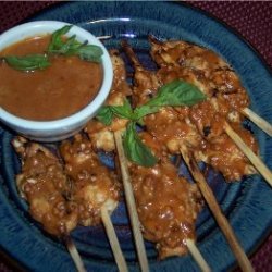 Chicken Satay With Peanut Sauce