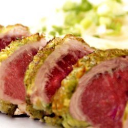 Wasabi Pea Crusted Tuna