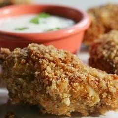 Peppery Panko-crusted Parmesan Chicken Wings