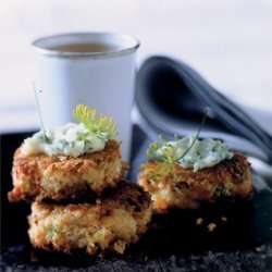 Mini Crab Cakes With Lemon-dill Aioli