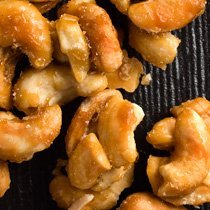 Honeyed Cashews With Kosher Salt