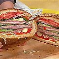 Antipasto Pie Sandwich