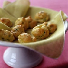 Lemon Parsley Gougeres With Lemon  Parsley